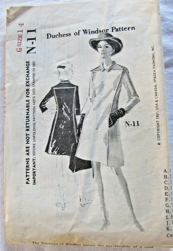 Uncut 1950s spadea duchess - uncut,